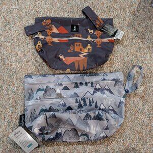 2 Wet Bag Bundle! NWT Lalabye Baby & Lighthouse Kids Co. Cloth Diaper/Travel